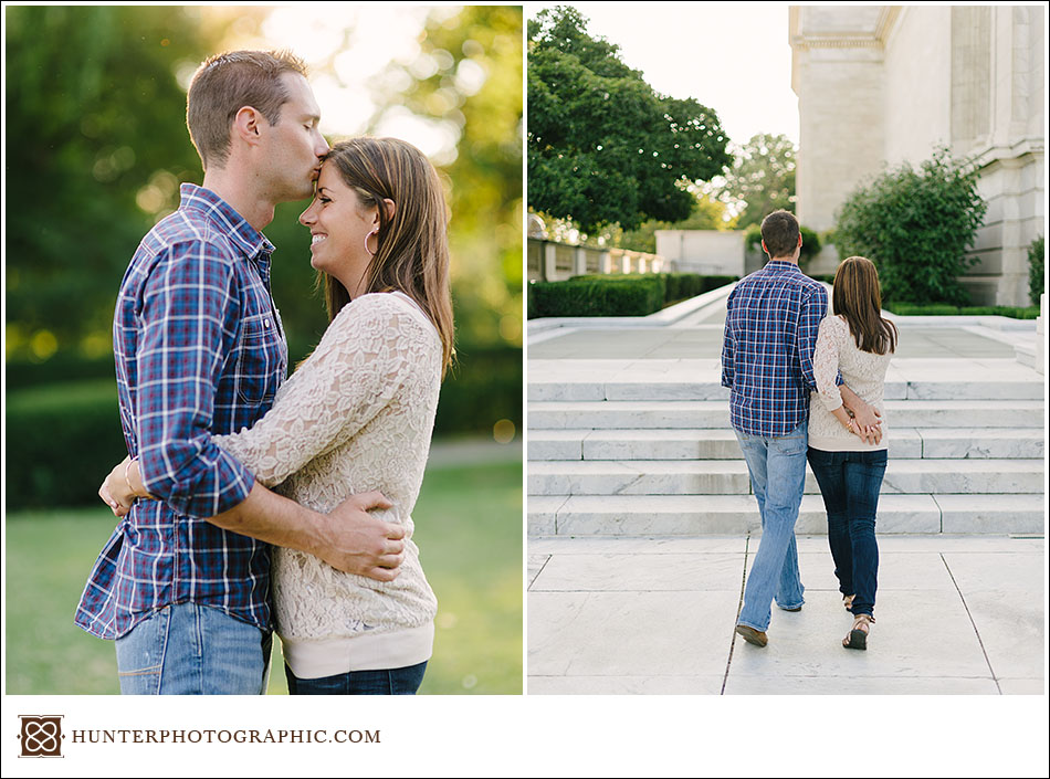 Downtown Cleveland engagement session with Natalie and Sean