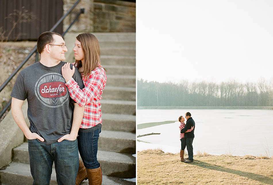 Sunny evening engagement with Lauren and James