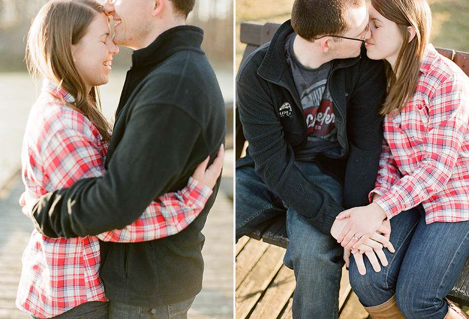 Sunny evening engagement with Lauren and James