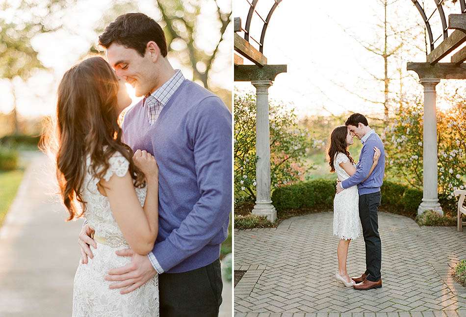 University of Cincinnati spring engagement with Caroline and Todd