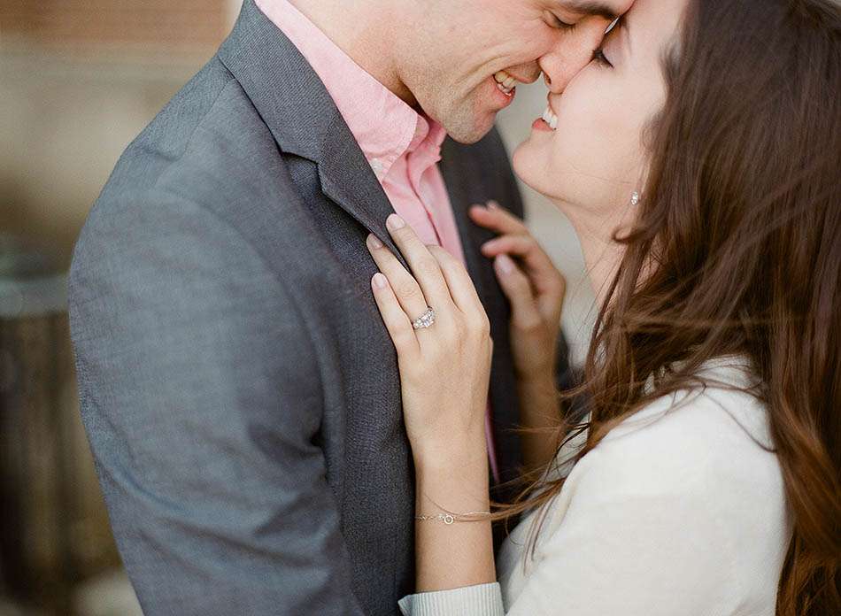 University of Cincinnati spring engagement with Caroline and Todd