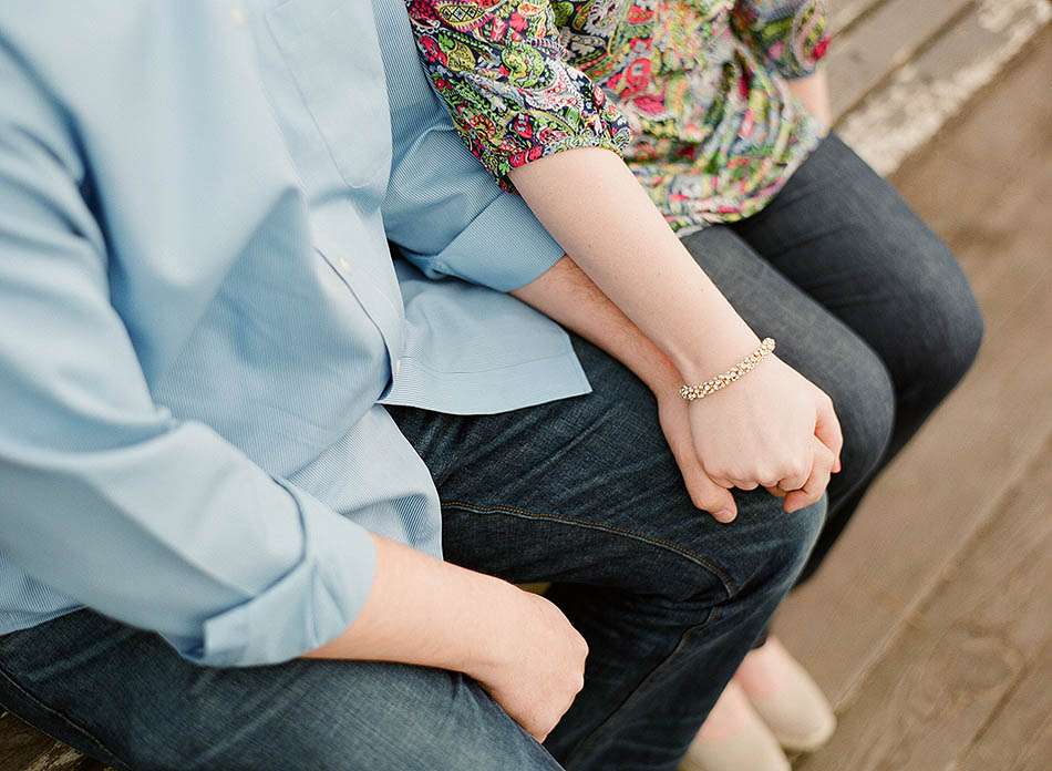 A downtown Cleveland spring engagement session with Katie and Tim.
