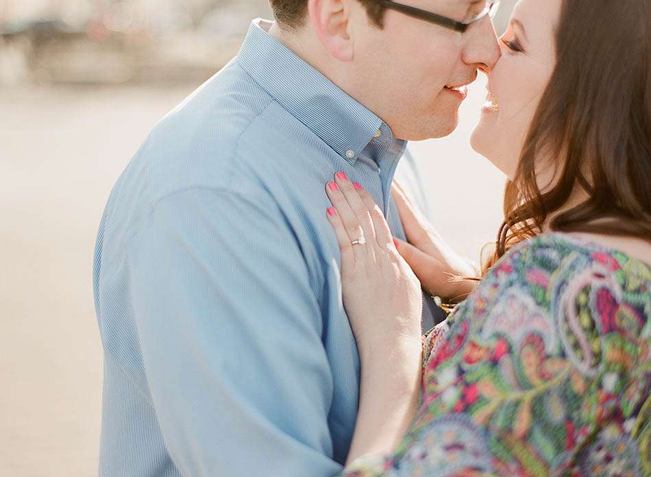 Katie & Tim – A Downtown Cleveland Engagement with Love