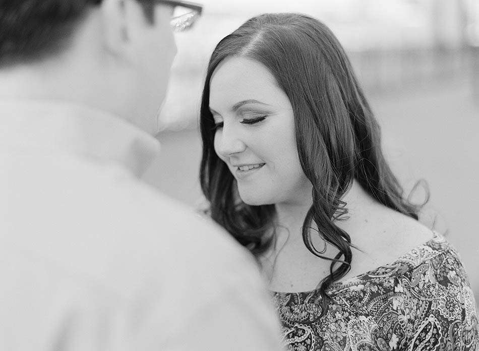 A downtown Cleveland spring engagement session with Katie and Tim.