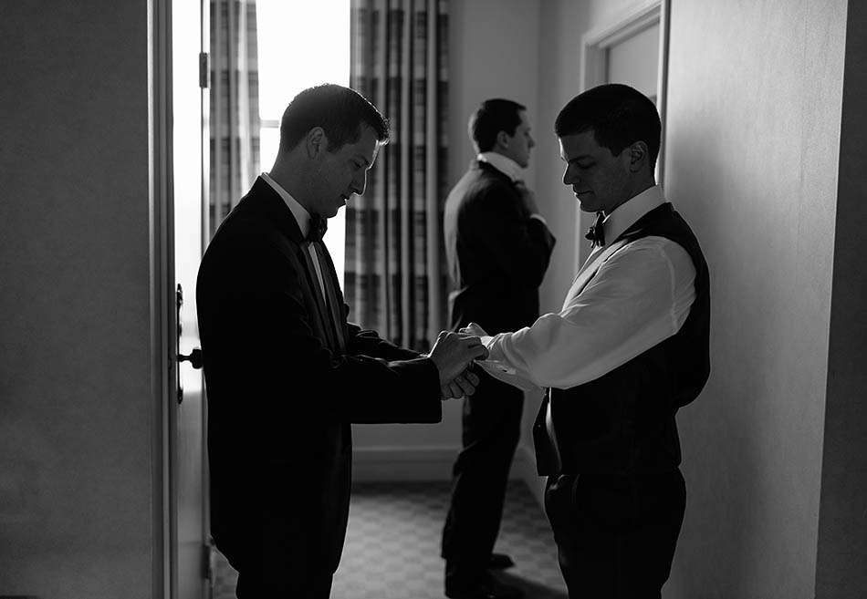 Hyatt Arcade spring wedding with Julia and Evan