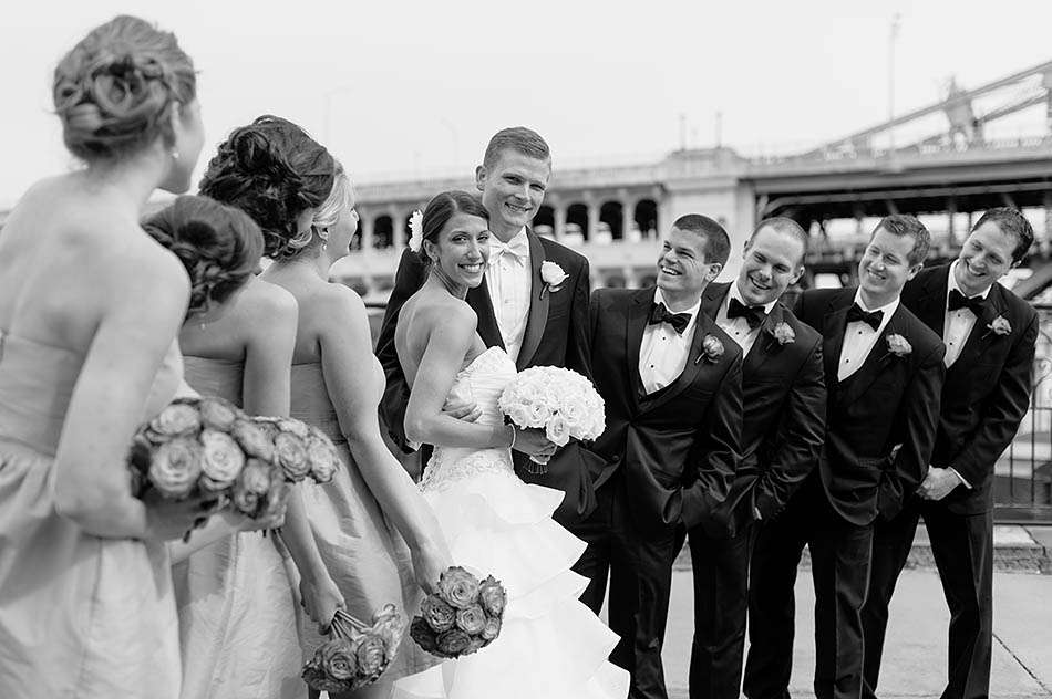Hyatt Arcade spring wedding with Julia and Evan