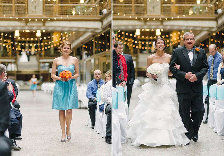 Hyatt Arcade spring wedding with Julia and Evan