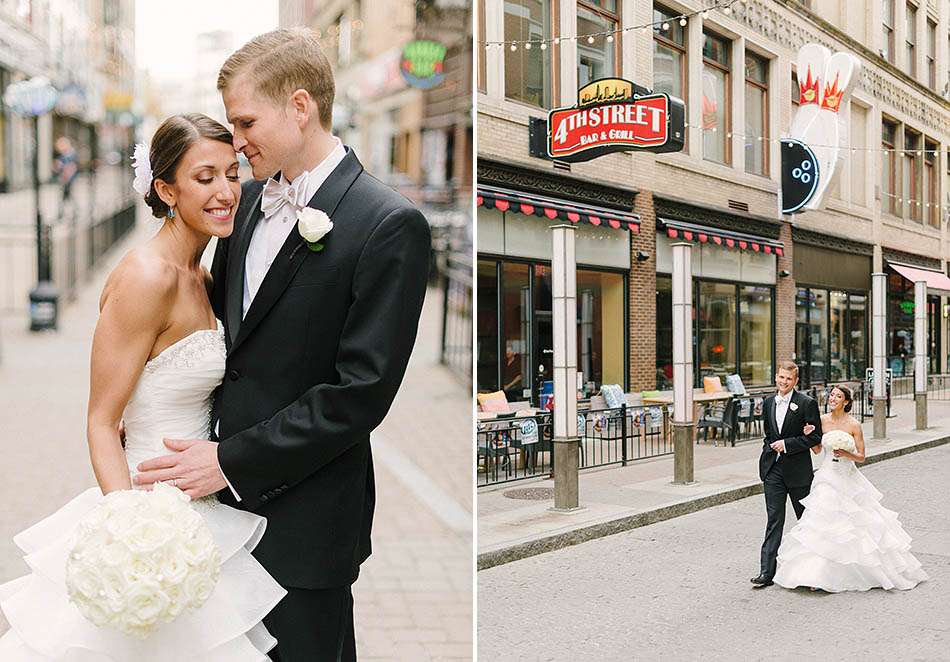 Hyatt Arcade spring wedding with Julia and Evan