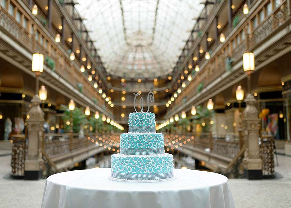 Hyatt Arcade spring wedding with Julia and Evan