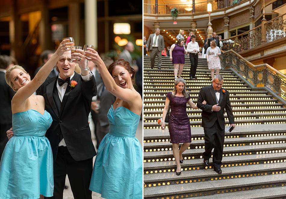 Hyatt Arcade spring wedding with Julia and Evan