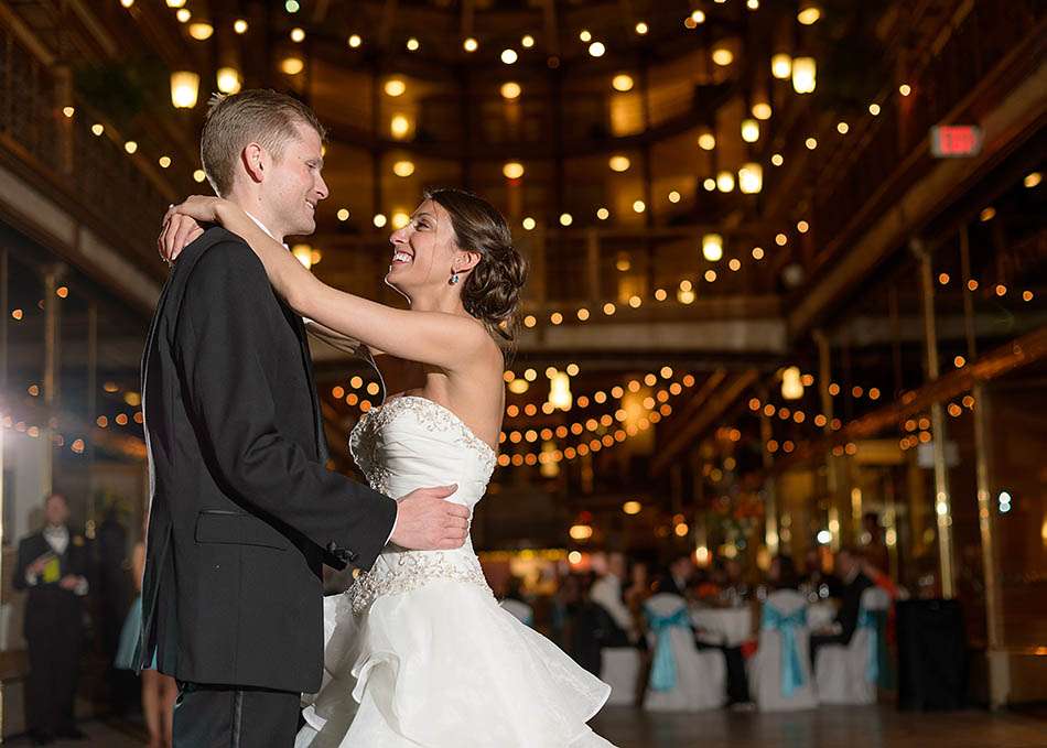 Hyatt Arcade spring wedding with Julia and Evan