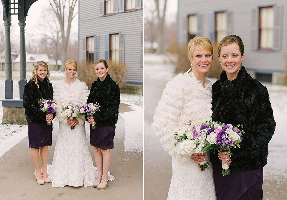 Winter wedding at St. John Vianney with Emily and Greg
