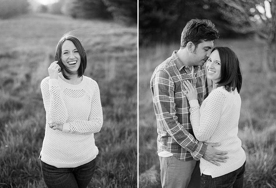 A spring engagement session at Holden Arboretum with Michelle and Adam