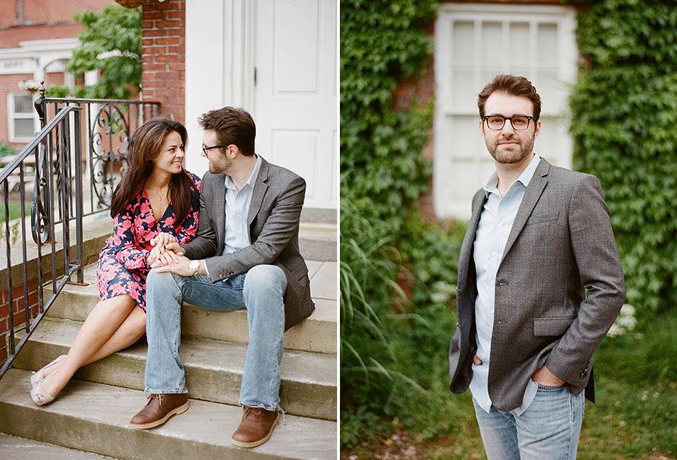 A Chagrin Falls engagement session with Alyson and Kevin