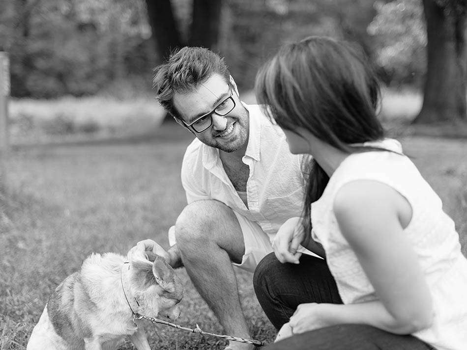A Chagrin Falls engagement session with Alyson and Kevin