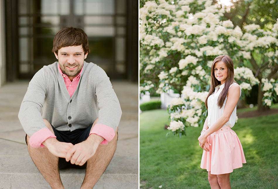 Cleveland Museum of Art engagement session with Madeline and Scott