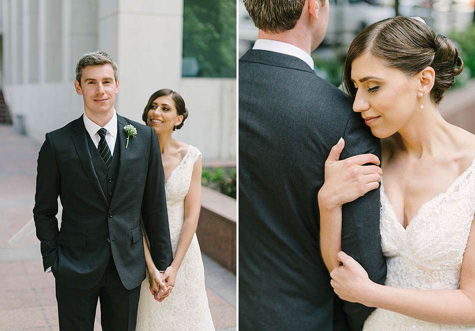 Downtown Cleveland wedding at Night Town with Robin and Josh