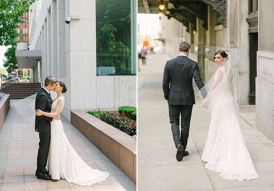 Downtown Cleveland wedding at Night Town with Robin and Josh