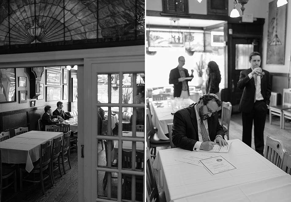 Downtown Cleveland wedding at Night Town with Robin and Josh
