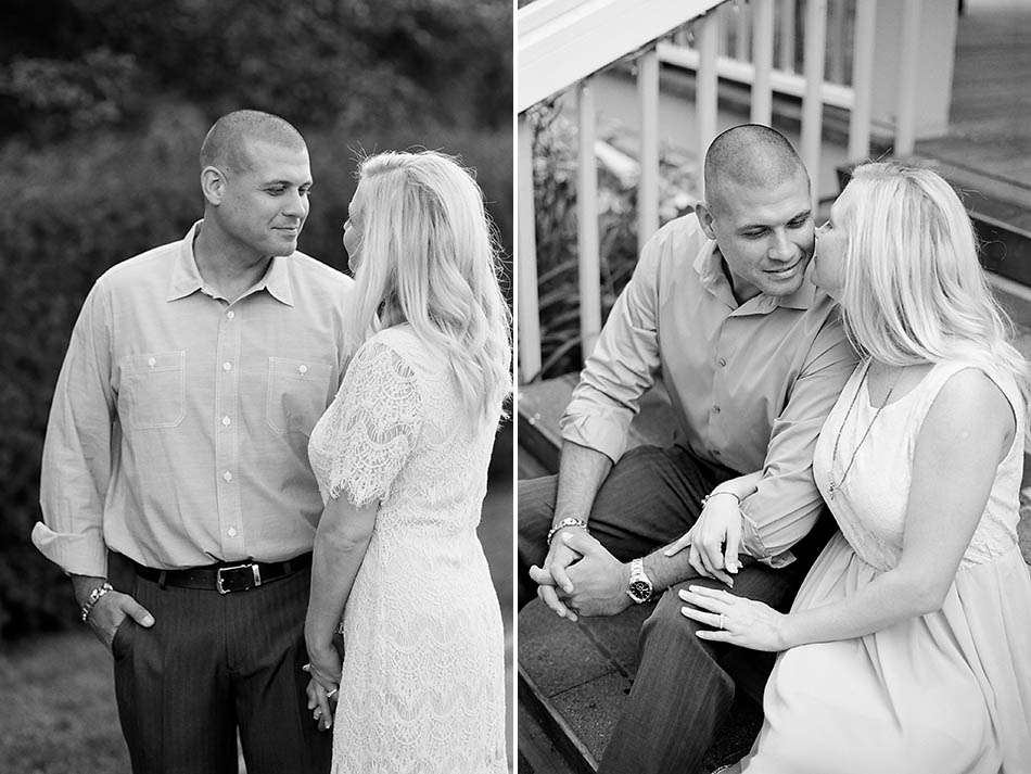 A summer evening engagement session at the Cleveland Museum of Art and Huntington Beach with Yvette and David.