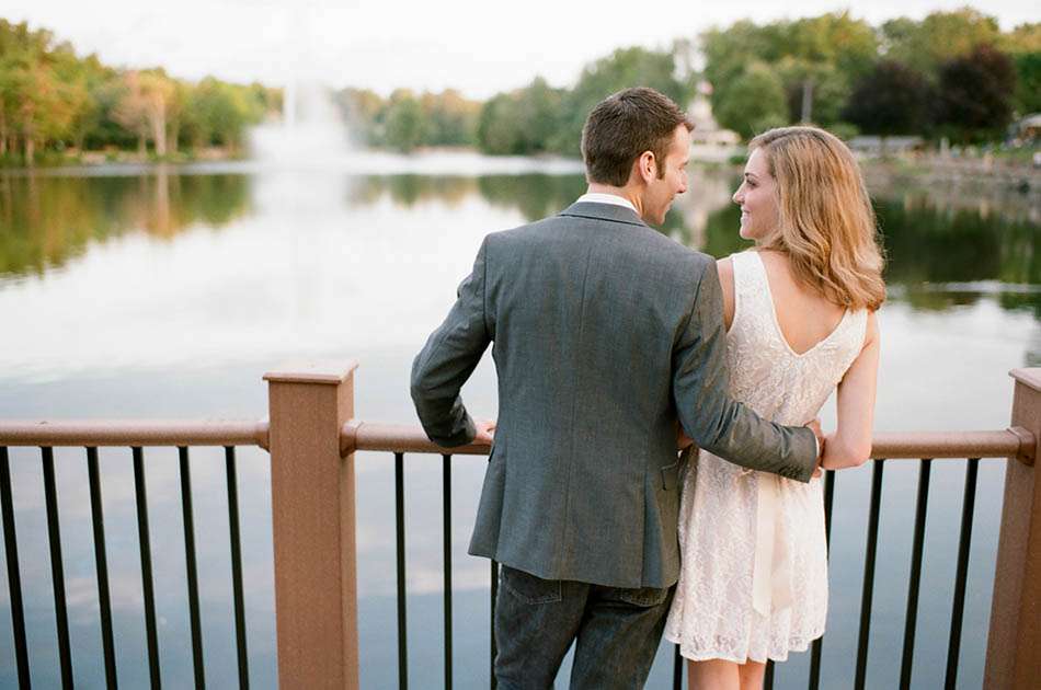 Leah & Adam – A Film Engagement Session at Baldwin-Wallace University