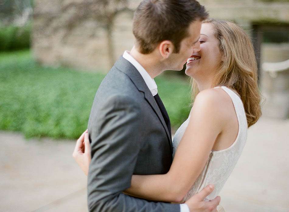 Summer engagement session at Baldwin Wallace University with Leah and Adam