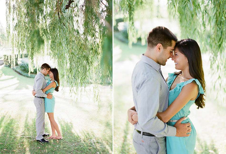 A Cleveland Museum of Art engagement session captured on film with Lauren and Ben