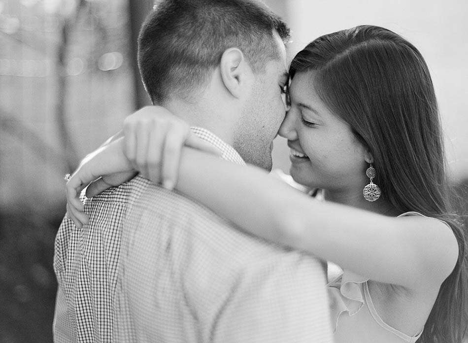 A Cleveland Museum of Art engagement session captured on film with Lauren and Ben