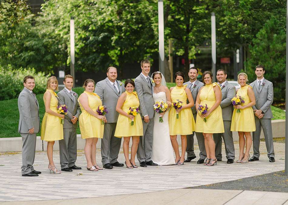 A summer wedding at the Union Club in Cleveland with Kaye and Nathan