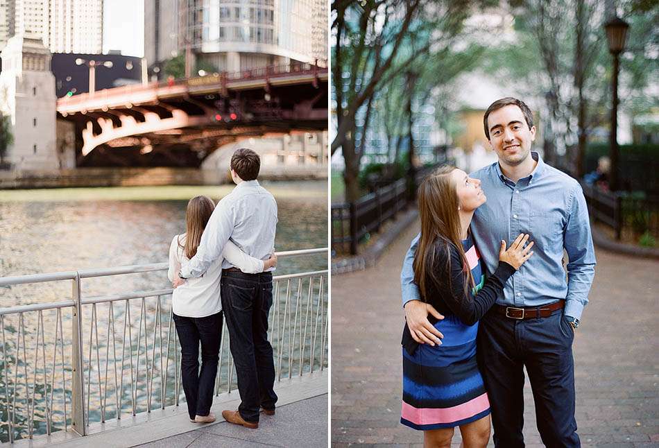 A downtown Chicago engagement session with Annie and Kevin