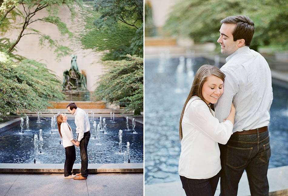 A downtown Chicago engagement session with Annie and Kevin