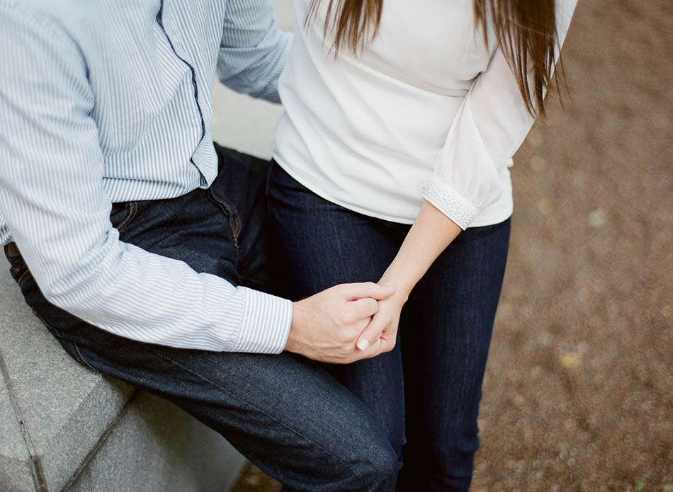 A downtown Chicago engagement session with Annie and Kevin