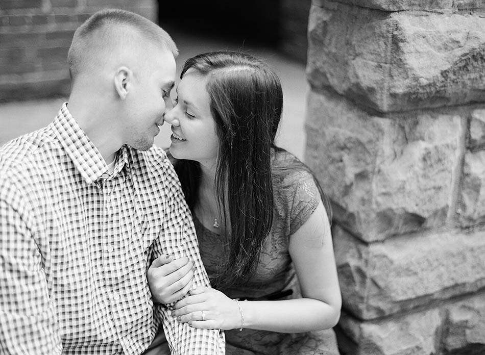 An autumn engagement session at Patterson's Fruit Farm with Diane and Joe