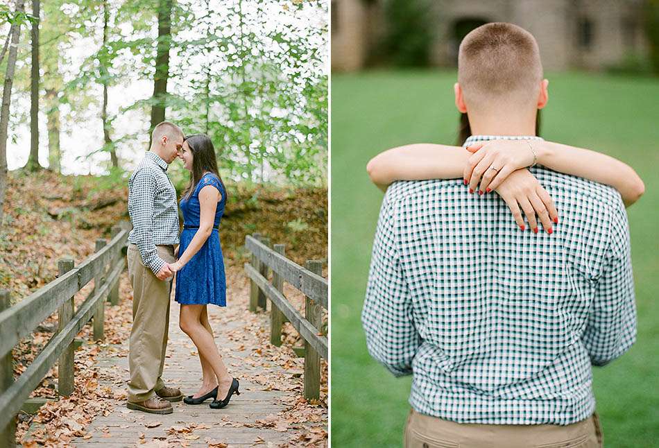 An autumn engagement session at Patterson's Fruit Farm with Diane and Joe