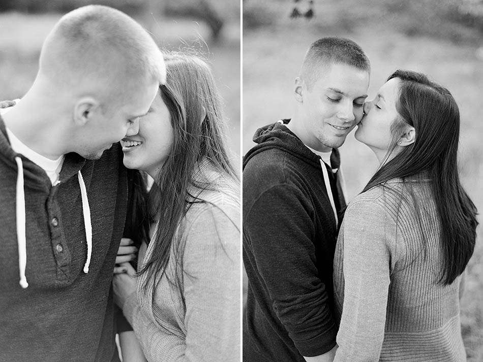 An autumn engagement session at Patterson's Fruit Farm with Diane and Joe