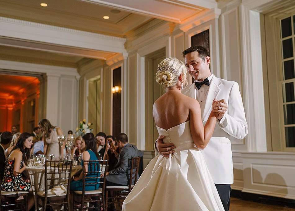 A St. Vincent DePaul Cathedral and Chicago History Museum wedding captured on film