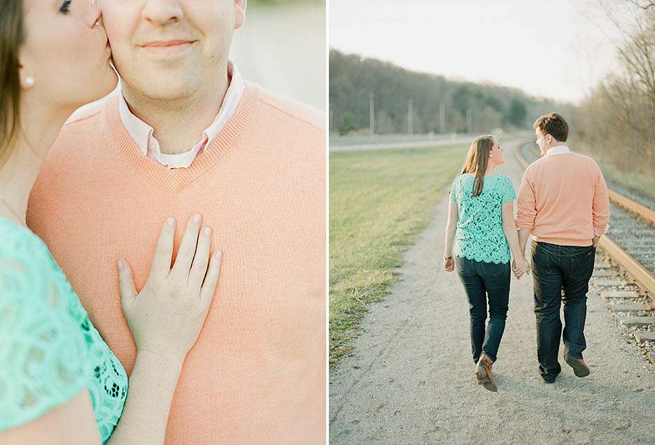 A Cleveland spring engagement session with Lauren and John