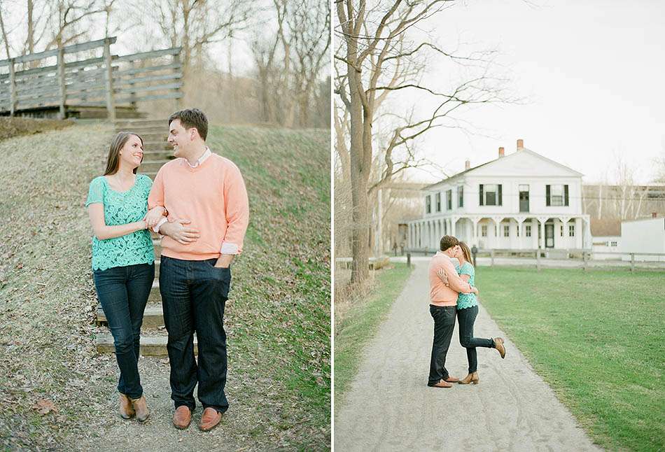 A Cleveland spring engagement session with Lauren and John