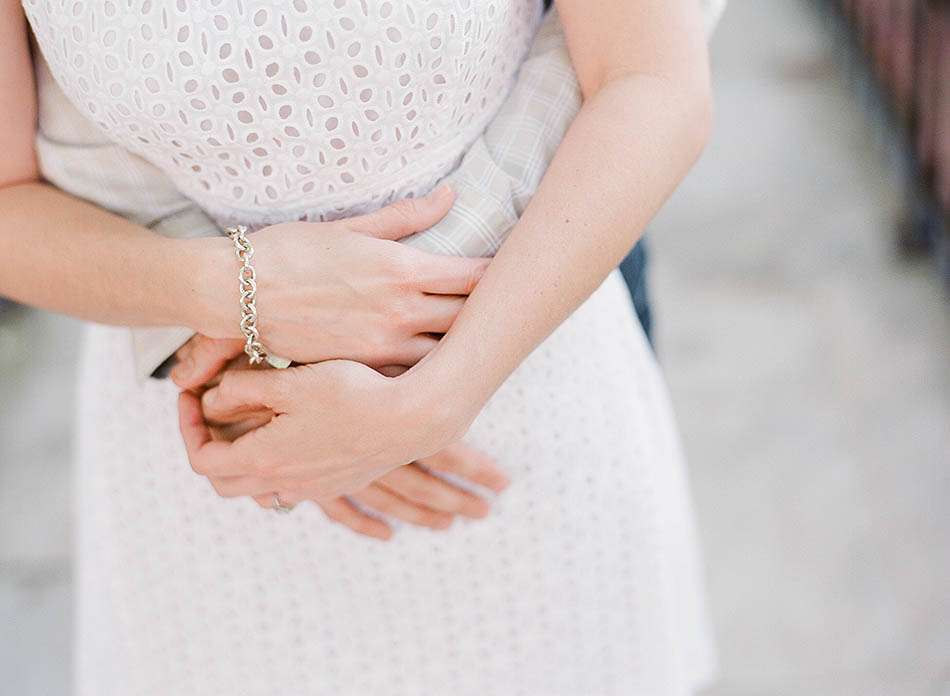 A Chagrin Falls engagement session captured on film with Caitlin and Ryan