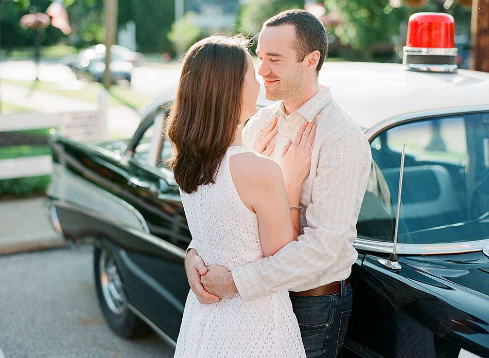 A Chagrin Falls engagement session captured on film with Caitlin and Ryan