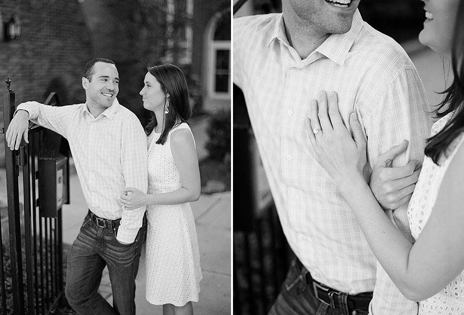 A Chagrin Falls engagement session captured on film with Caitlin and Ryan