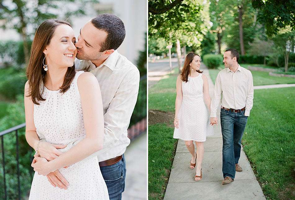 A Chagrin Falls engagement session captured on film with Caitlin and Ryan