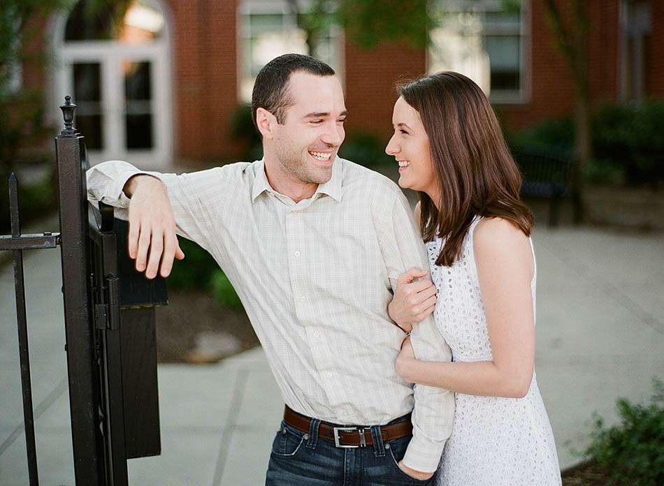 A Chagrin Falls engagement session captured on film with Caitlin and Ryan