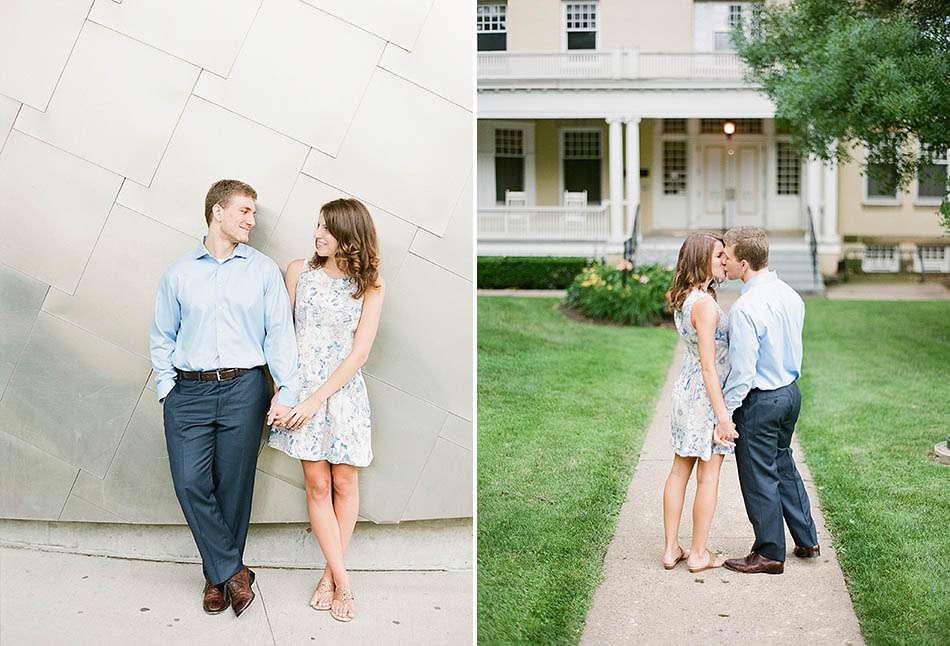 A University Circle engagement session with Brittany and Tony.