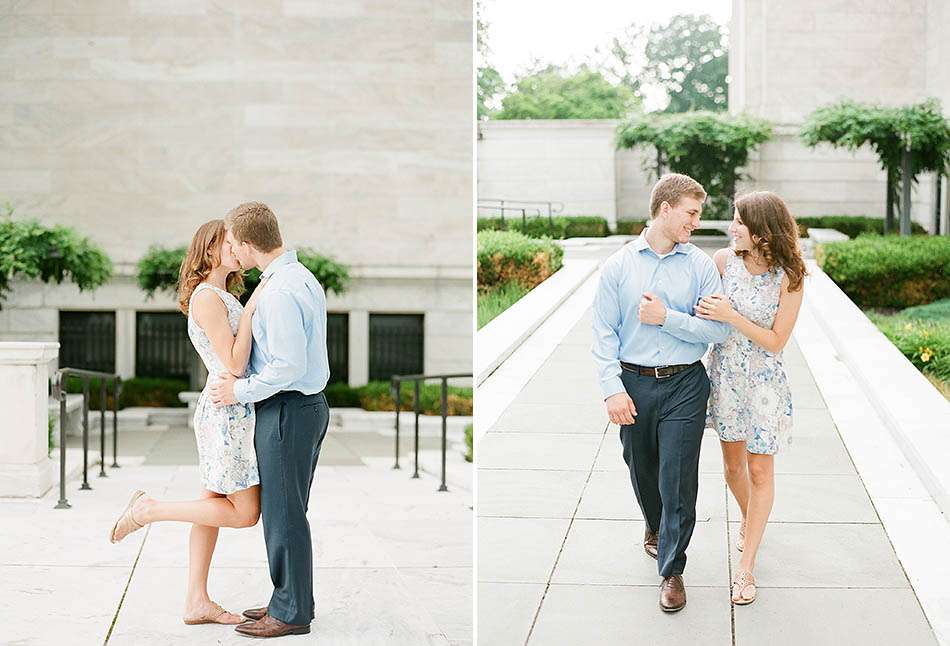 A University Circle engagement session with Brittany and Tony.