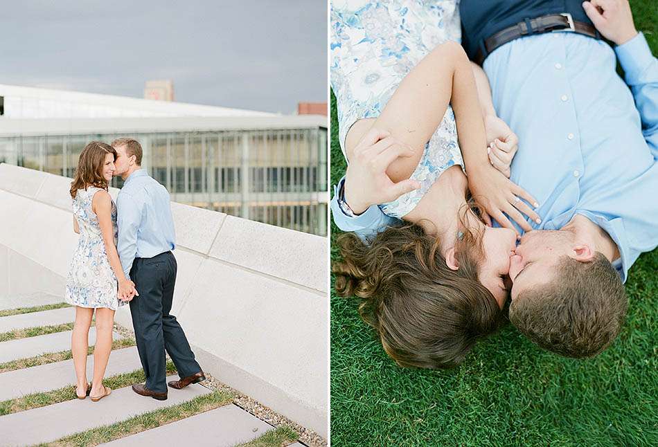 A University Circle engagement session with Brittany and Tony.