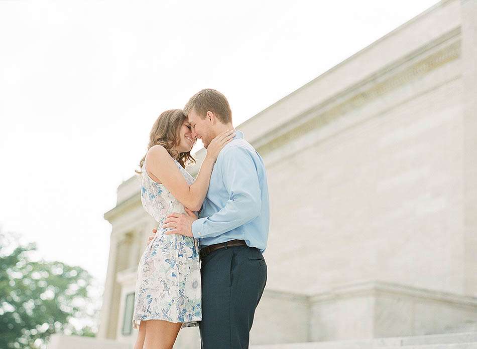 A University Circle engagement session with Brittany and Tony.