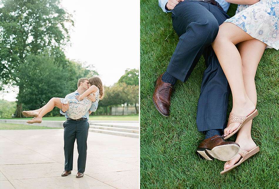 A University Circle engagement session with Brittany and Tony.