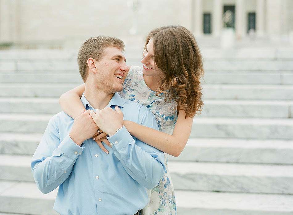 A University Circle engagement session with Brittany and Tony.