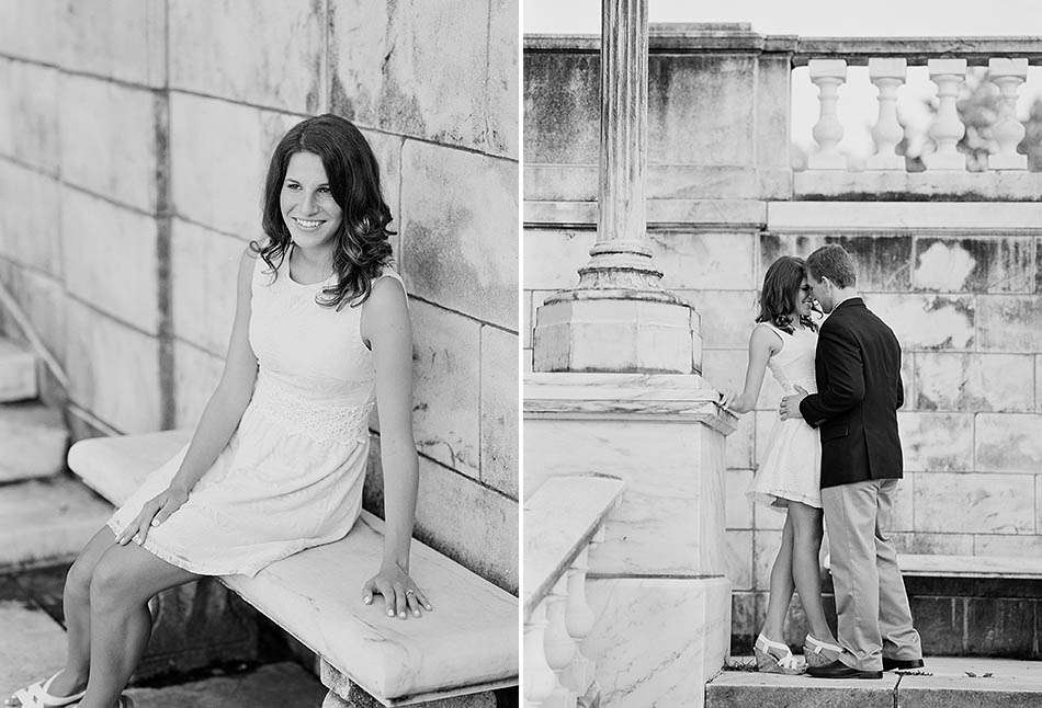 A University Circle engagement session with Brittany and Tony.